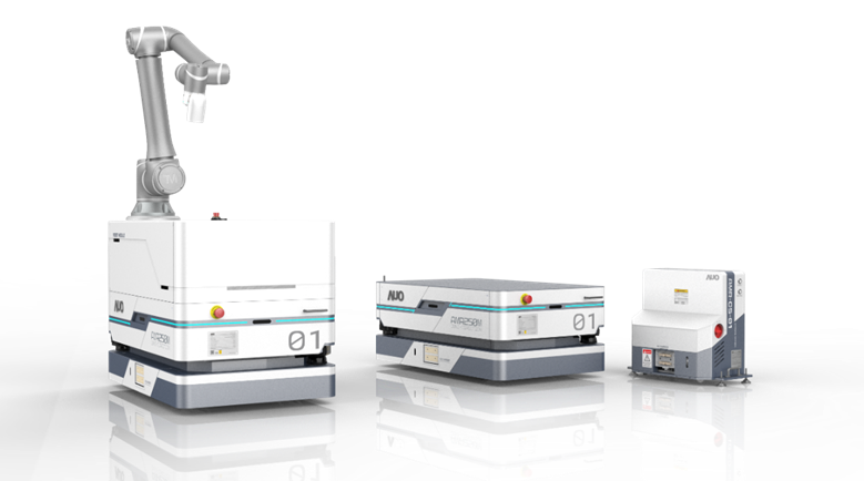 天游ty8數位開發的自主式移動機器人（AMR250M），搭配全向輪並結合AI演算法、2D LiDAR、3D攝影機等技術，協助客戶實現產線全自動化